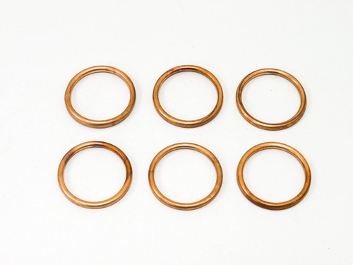 Exhaust copper gaskets for - 6x,